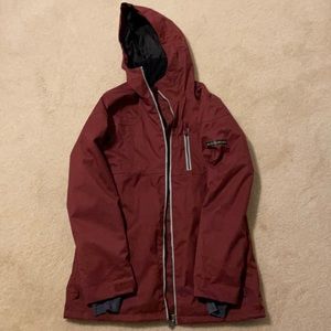 Ride snowboards jacket maroon
